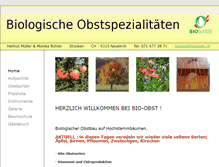Tablet Screenshot of bio-obst.ch